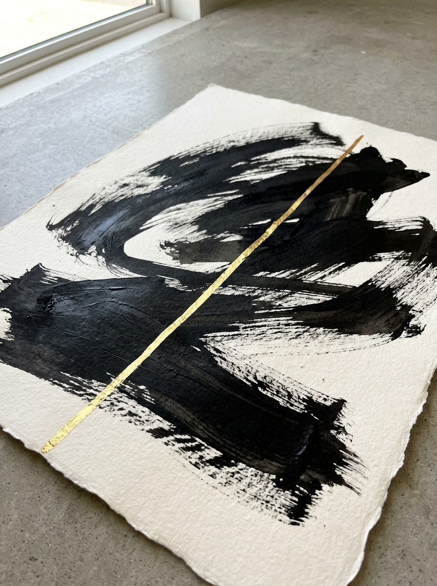 Noir Gesture — original painting by Eternity Painting
